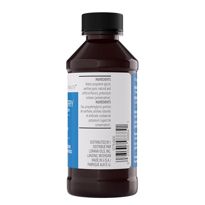 Lorann Oils Blueberry Bakery Emulsion: Realistic Blueberry Flavor, Perfect for Elevating Berry Notes in Baked Goods, Gluten-Free, Keto-Friendly, Blueberry Extract Substitute Essential for Your Kitchen