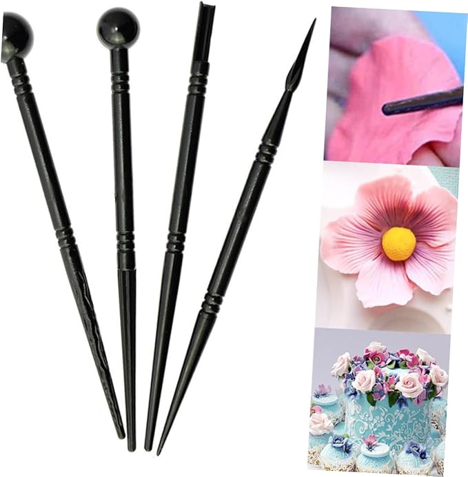 Garneck 13pcs Fondant Carving Pen Kit Versatile Cake Modeling Tools for Engraving and Sculpting for Fondant and Pottery Projects