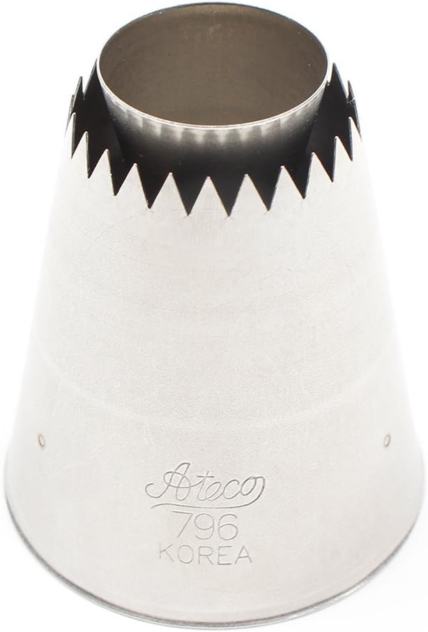 Ateco Sultan Tube (Protruding Cone), Silver (796)