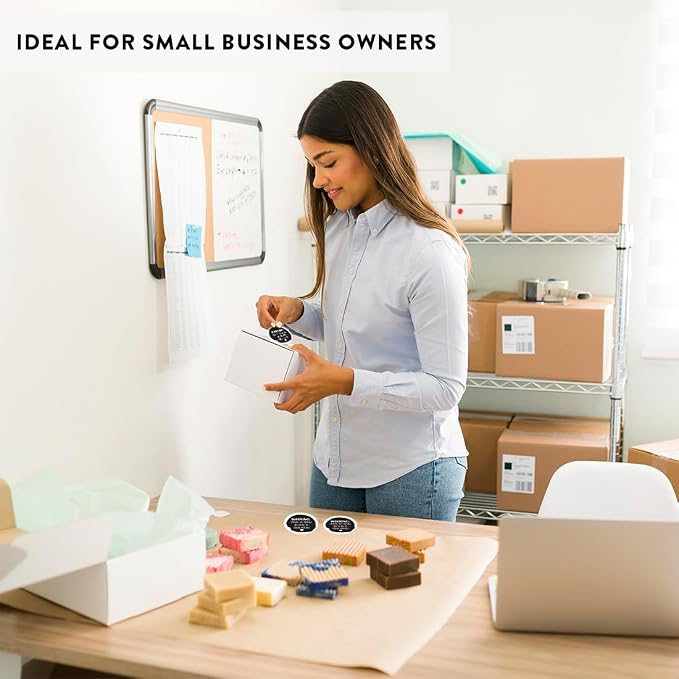 Andaz Press Round Small Business Sticker Labels 120-Pack, Warning: Opening This Package Will Result in Extreme Happiness, Packaging Stickers, Product Labels for Small Business Thank You Stickers