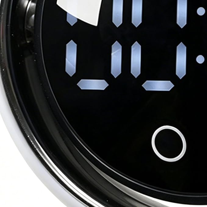Magnetic Kitchen Timer - Smart Voice Activated Countdown Device | Digital Rotary Knob Magnet Timer | for Adults Chefs Student Study Fitness Baking Learning Teaching