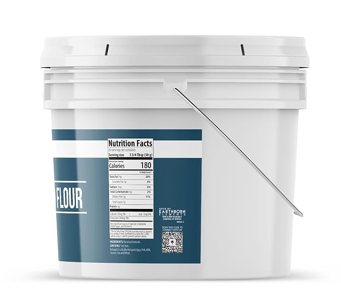 Earthborn Elements Almond Flour 1 Gallon Bucket, Extra Fine Powder, Grown in California