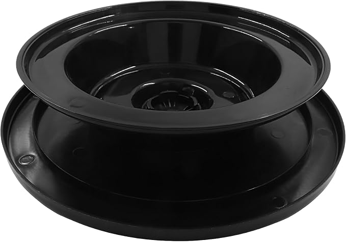Bonsicoky Cake Stand 11 Inch Rotating Cake Turntable for Decorating, Smoothly Revolving Baking Turntable Stand for Cake, Cupcake, Cookie, Muffin, Black