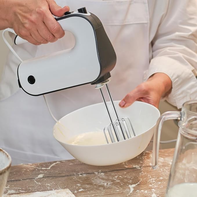 Hand Mixer Replacement Beaters: 2 Pack Stainless Steel Attachments for Electric Mixer, Egg Beater Whisk Set, Handheld Kitchen Baking Parts for Cake Batter Dough Cream