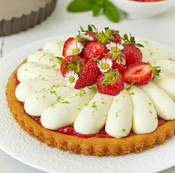 Gobel - Non-Stick Round Fluted Tart Mold/Quiche Pan with Removable Bottom - 11"