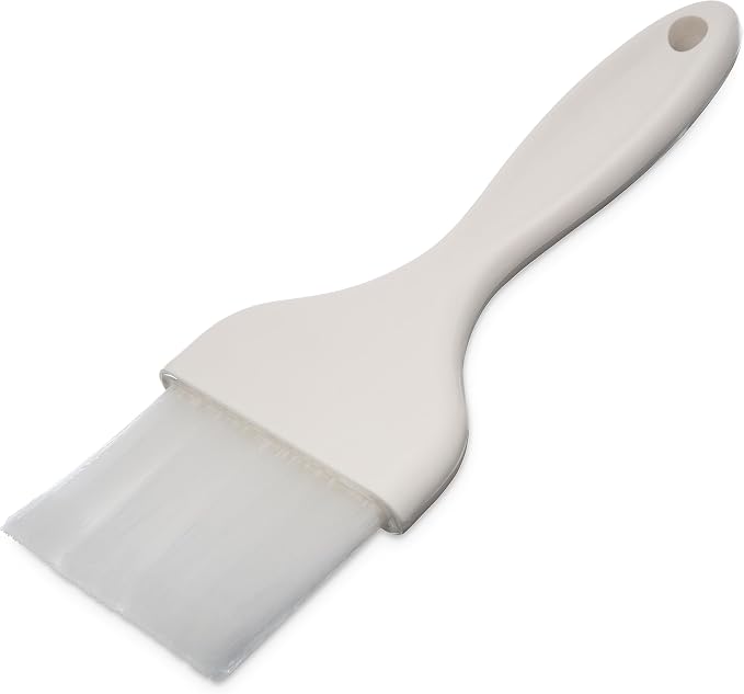 Carlisle FoodService Products 4039202 Galaxy Pastry Brush, 3", White