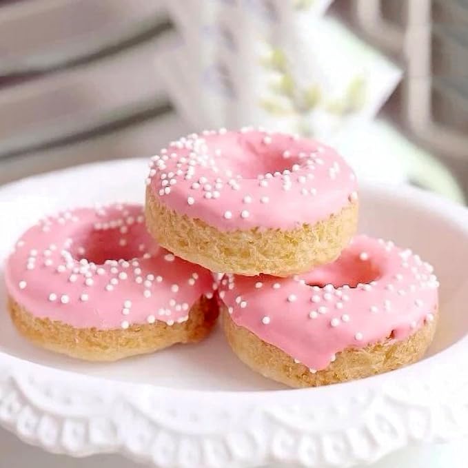 Homipooty Nonpareils Sprinkles Edible White Pearl Sugar sprinkles 110g/3.88oz 2mm Mini White Pearls Baking Cakes Cupcake Topper and Cake Decorations for Valentines Day Halloween Christmas