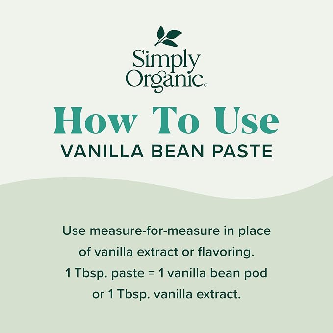 Simply Organic Vanilla Bean Paste, Organic, 2 Fluid Ounce (Pack of 2)