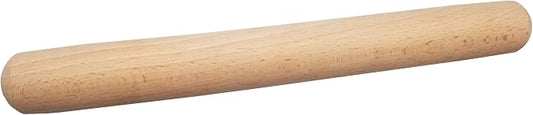 Wooden Rolling Pin, French Dumpling Rolling Pin for Baking Pizza Dough Roller 30 x 3.5cm
