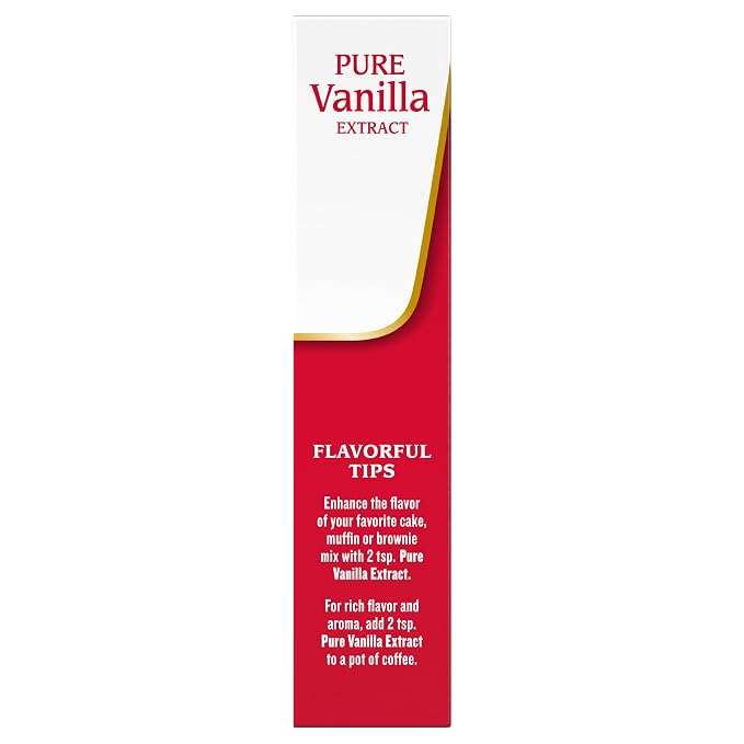 McCormick All Natural Pure Vanilla Extract (Made with Madagascar Vanilla Beans), 4 fl oz