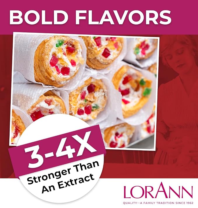 LorAnn Oils Super Strength Flavoring - Used For Candy Making, Flavoring Extracts, Baking, Hard Candy, and Flavor Oils - Bold, Natural Flavors 4X Stronger Than Extracts - Tutti Frutti, 0.125 fl oz