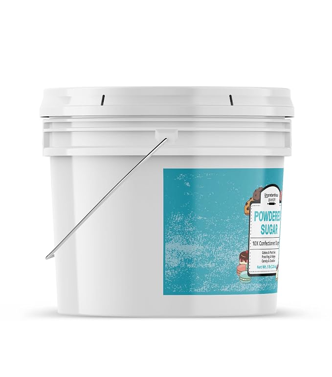 Unpretentious Powdered Sugar (1 Gallon) Confectioners Sugar, For Baking, Candy Making, Desserts