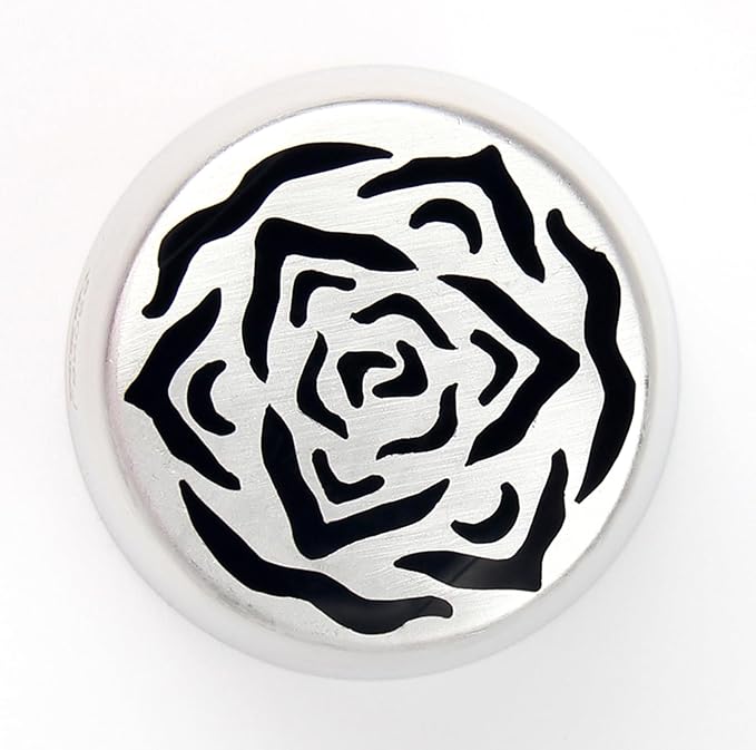 Extra Large Russian Piping Tips - Stainless Steel Flower Nozzles Set for Cake Decorating, Rose & Floral Icing Tips for Cupcakes, Cookies Professional Baking Tools (XXL, Style 58)