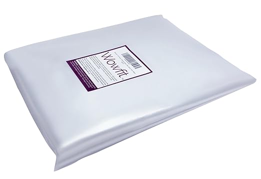 Wowfit 100 CT 17x22 Inch 1.1 Mil Clear Plastic Flat Open Poly Bags – Great for Food Storage, Clothing, Garments, Sweaters, Hoodies, and More