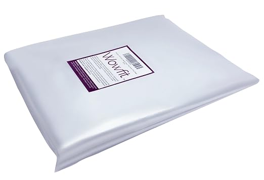 Wowfit 100 CT 18x24 Inch 1.1 Mil Clear Plastic Flat Open Poly Bags – Great for Bread Proofing, Dough, Injera, Food Storage, Jackets, Pillows, Laundry, and More
