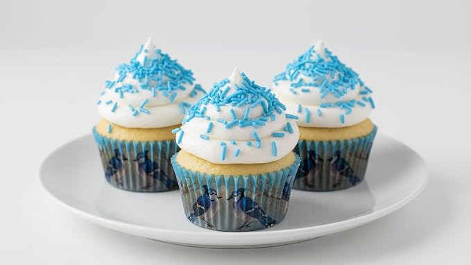 NCS Placid Blue Jimmies Edible Sprinkles – Cupcake, Cake & Cookie Decorations, 7 oz