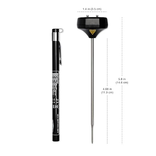 CDN DT392 ProAccurate® Digital Food Thermometer, NSF Certified Instant Read Meat Thermometer, Thin Tip Probe for Cooking, Grilling, BBQ, Candy Making & Baking, -50 to 392°F