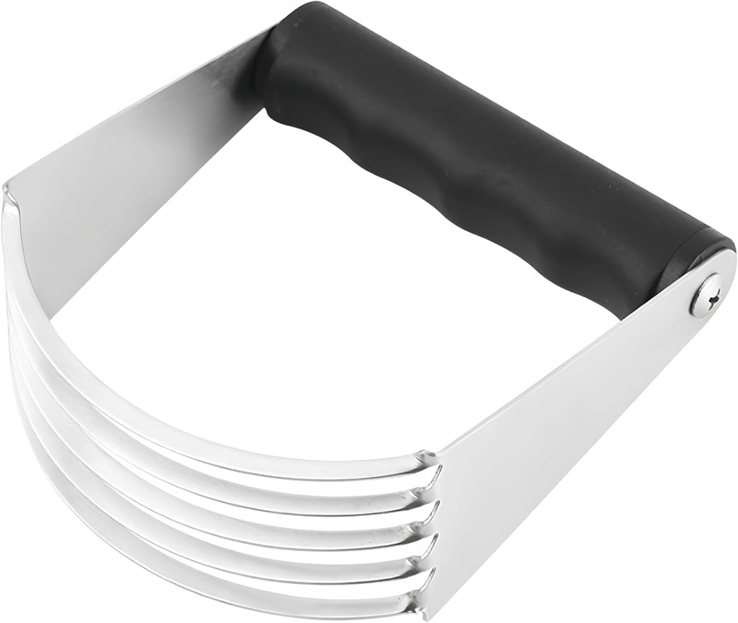 XL Heavy Duty Pastry Cutter, Stainless Steel Pastry Blender Sharp Dough Blender, Thick Dough Cutter for Easy Mixing/Baking