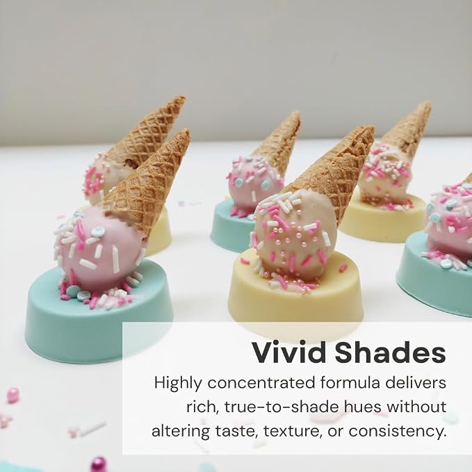 Chefmaster Pink Candy Color | True-Tone Shades | Oil-Based | Professional-Grade Dye | Chocolate, Strawberries, Cake Pops | Decorating | Easy-to-Use | Manufactured in the USA | 0.64 oz