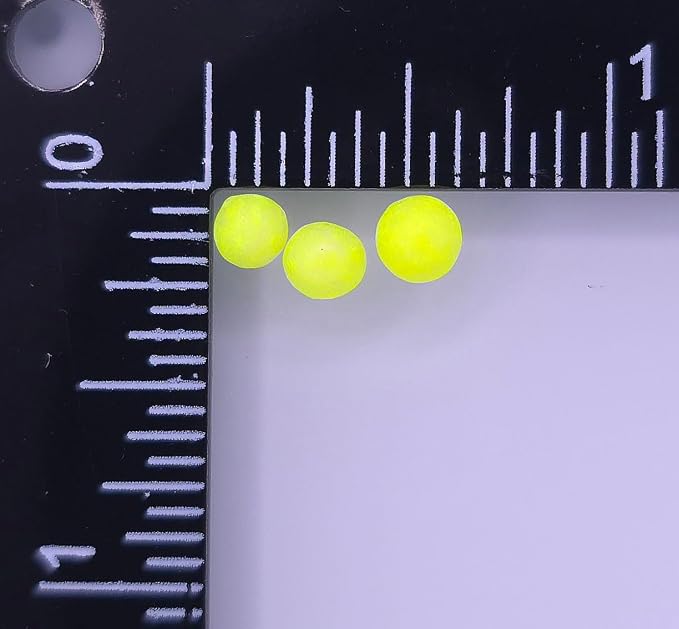 NCS Neon Yellow (Under Blacklight) 4mm Edible Sugar Pearls Sprinkles – Cupcake, Cake, Cookie & Baking Decorations, 7 oz
