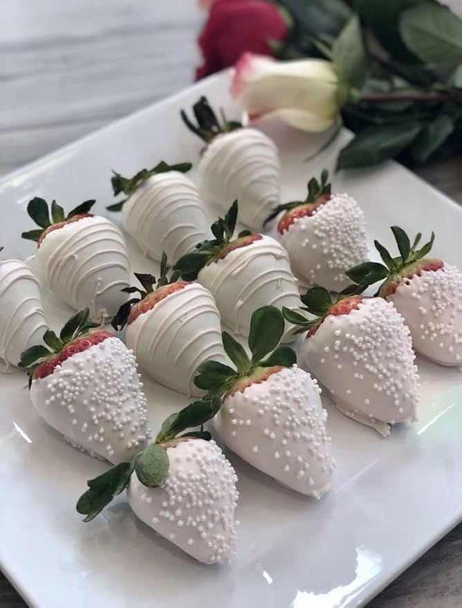 Edible White Pearl Sugar Sprinkles Candy 2mm Mini Pearls Cake Decorations Cupcake Toppers Cookie Decorating Perfect for Wedding Party Halloween Christmas Supplies 4.6 OZ