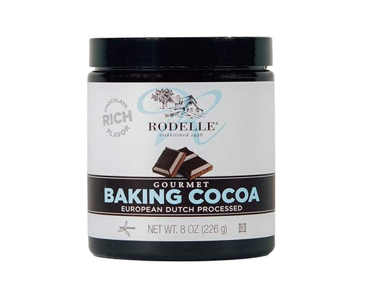 Rodelle Baking Cocoa, Gourmet, 8 Oz (226 g) (Pack of 2)