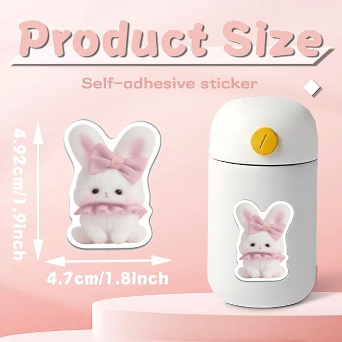 50 Pcs Pink Coquette Stickers Cute Pink Coquette Waterproof Vinyl Sticker for Water Bottles Laptops Bike Car Motorcycle Computer Guitar Skateboard