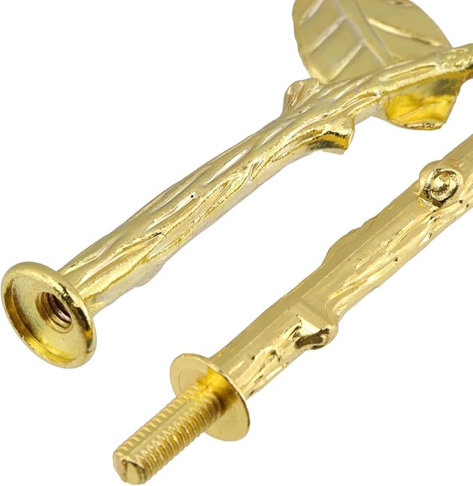 1 Set Metal 3 Tier Leaf Cake Stand Centre Handle Fittings (Gold) | Fruit Cupcake Dessert Plate Handle Fittings Hardware Holding Rod Stand for Wedding Party Festival,Indoor & Outdoor Use