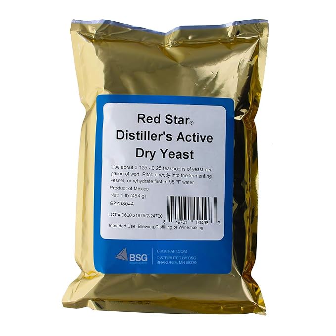 Red Star Dady 9804 Distillers Active Dry Yeast, 1lb (1-Pack)