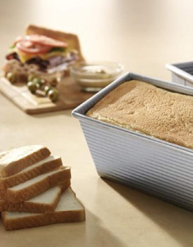 USA Pan Bakeware Pullman Loaf Pan, Small (Pack of 6)