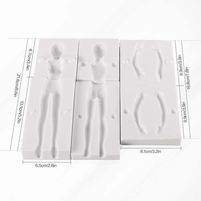 Cuziss 3D People Woman Die Cake Sugar Pastry Fondant Decorating Sugarcraft Decor Tools SetGum Paste Mould Mold