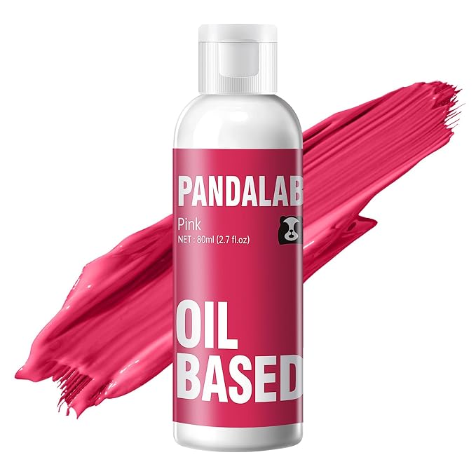 Pink Oil Based Food Coloring for Chocolate, Candy Melts, Donuts, Strawberries, Frosting, Cake, Professional Edible Dye for Baking - 80 Milliliters 2.7 Fl.Oz