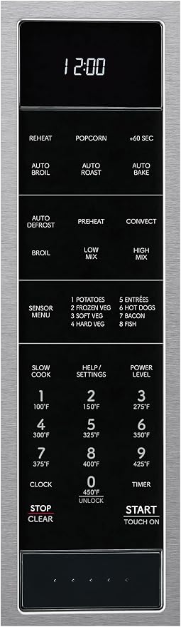 SHARP SMC1585KS Convection Countertop Microwave Oven with Removeable 15.4" Carousel Turntable, 1.5 Cubic Feet, 900 Watt, Sensor Cooking, Stainless Steel
