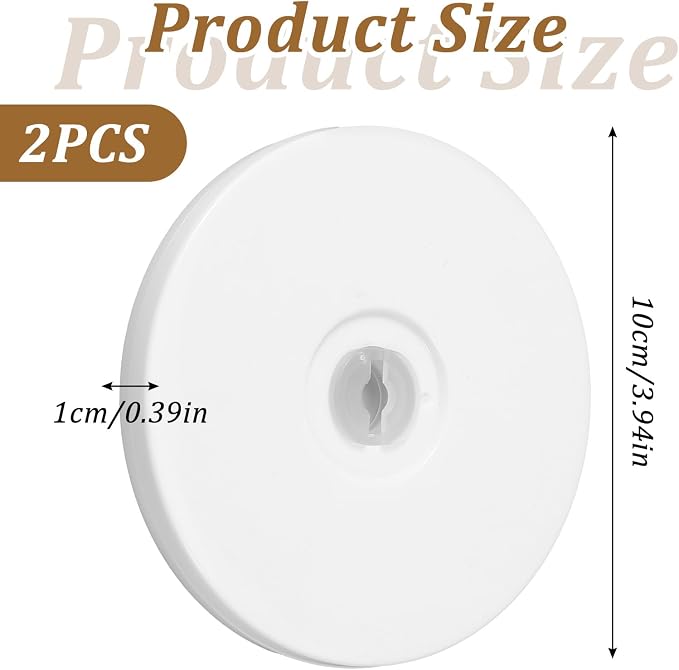 2PCS Lazy Susan Turntable, Small Lazy Susan for Table Top, White Acrylic Rotating Tray with Ball Bearing Turntable Organizer for Cabinet, Spice Rack, Cake Spinner Stand, Kitchen Pantry(360˚ Rotation)