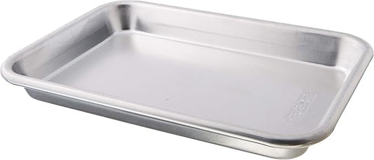 Nordic Ware Naturals Eighth Sheet - USA Made Uncoated Natural Aluminum Commercial Quality Sheet Pan (Pack of 6)