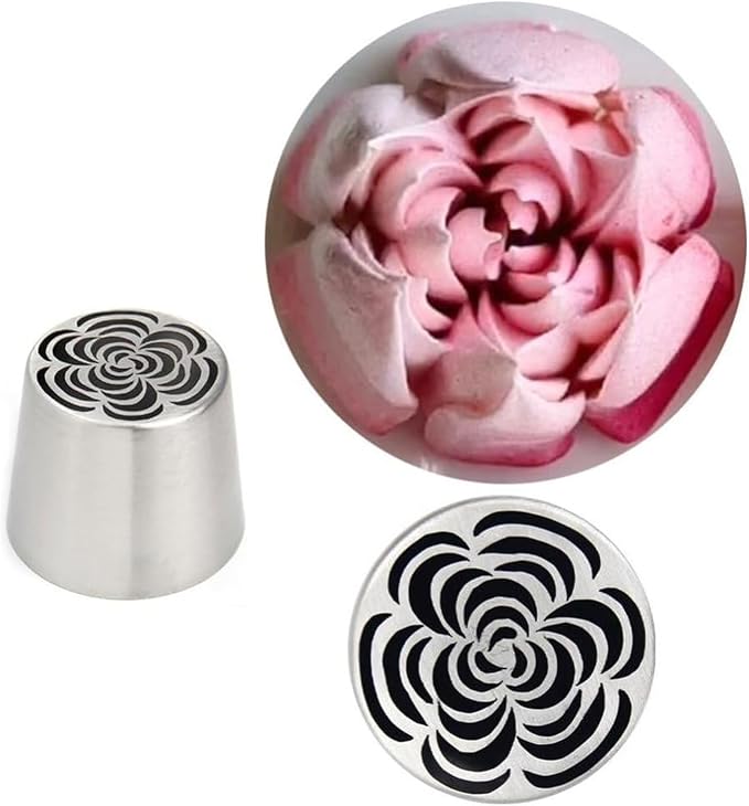 Russian Piping Nozzles Flower Frosting Nozzles Cake Decorating Nozzles Set Rose Tulip Icing Piping Tips Cake Decorations Supplies,DIY Cupcakes Dessert B