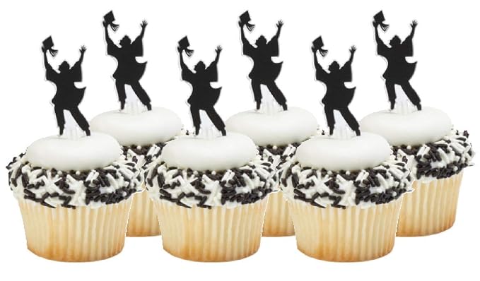 Black and White Cake Pop Cookie Cupcake Cakes Semi-Sweet Edible Confetti Decorations Sprinkles Desert Jimmies Toppers 6oz Bag