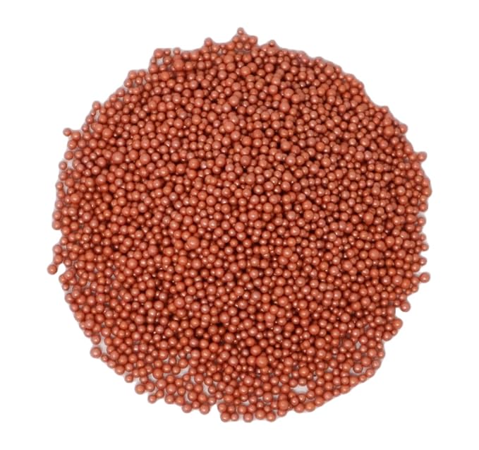 Mystic Sprinkles Solid Color Nonpareils 3.8oz Bottle (Sparkling Rose Gold)
