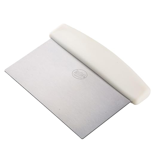 Tablecraft 6" Stainless Steel Dough Scraper