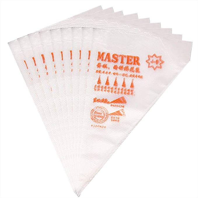 Large Thickened 100Pcs Disposable Tipless Piping Bags and Bag Royal Icing Pastry Bags for Cookies Decorating Cupcake