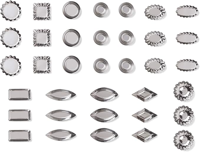 Fox Run 3620 Mini Tartlet Set, Tin Plated Steel, 36-Piece