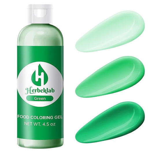 Green Gel Food Coloring – 4.5 oz Professional Grade Concentrated Food Dye, Gel Based Coloring for Icing, Baking, Cake Decorating & Cookies