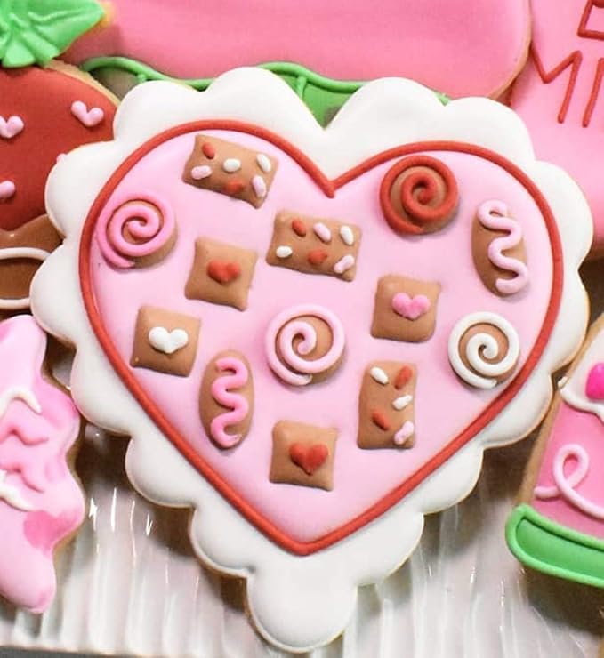 Ann Clark Scalloped Heart Valentine Cookie Cutter, 4" Made in USA | A Perfectly Large Size and Shape from America's Largest Cookie Cutter Maker, Food-Safe American Steel