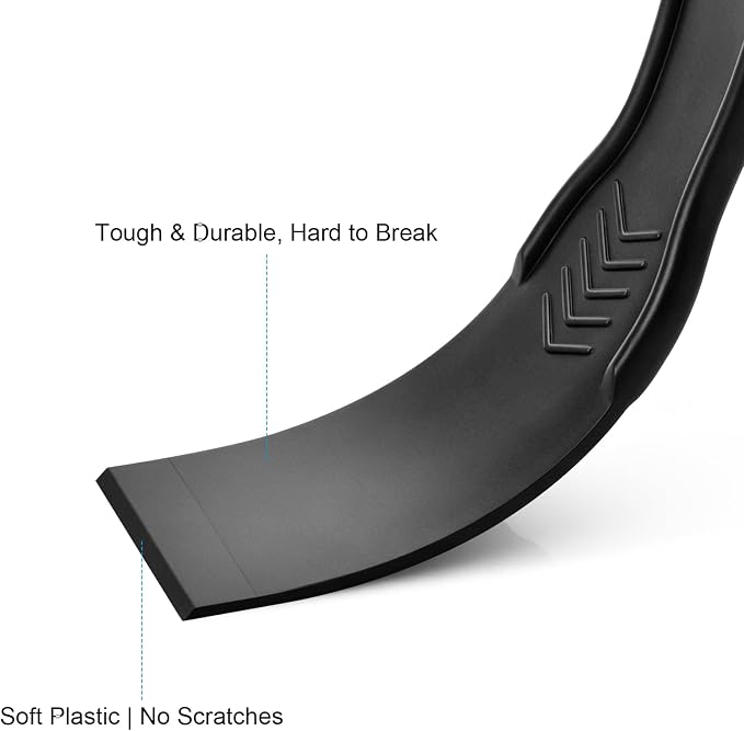 Plastic Putty Knife, Flexible Plastic Scraper Tool for Spackling, Multi-Size Paint Scraper Spreader Tool, Plastic Scraper for Drywall Repair, Paint Scraping, Art Craft & Wall Covering Removal