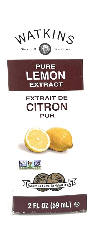 Watkins Baking Extracts - pack of 2 (Lemon 2oz)