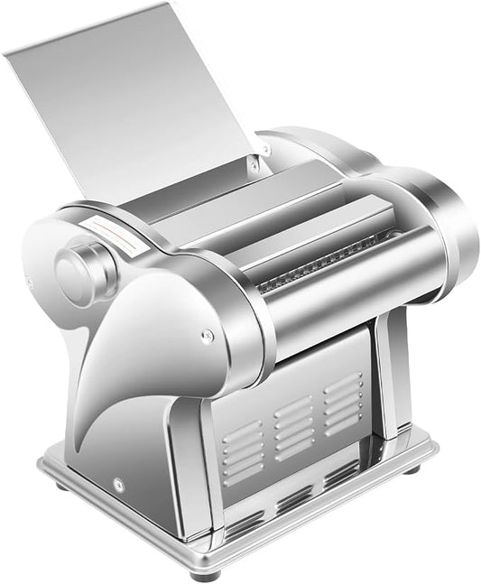 Commercial Electric Dough Roller Sheeter Adjustable Multifunctional Noodle Pasta Maker Durable Easy Clean Compact Design Ideal For Restaurant Kitchen Home Baking Dough Processing 110V 135W