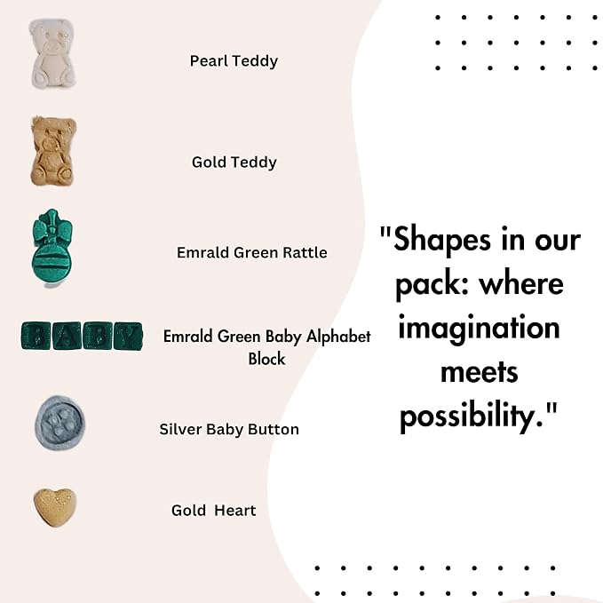 Confect Neutral Baby Shower Sprinkles | Mix Sage Green, Pearl, Lavander & Gold Sprinkles | Gender Reveal Sprinkles | Birthday Sprinkle | Assorted Pack of 5 Edible Sprinkle | Vegan, Gluten-Free, Nut-Free, Soy-Free, Dairy-Free, Palm Oil-Free - 5 Oz