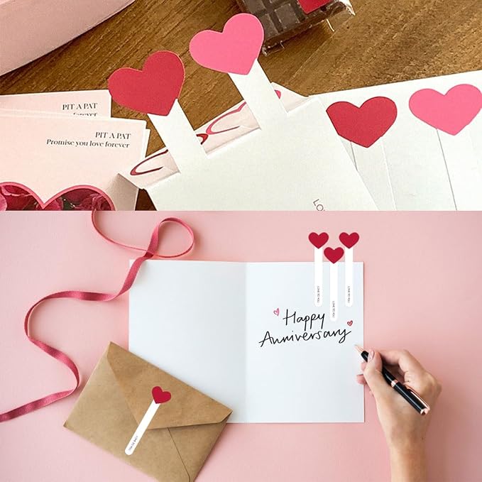 260Pcs Handmade Food Retail Package Seal Labels, Baking Label Stickers for Valentine's Day Lollipop Cake Gift Box Tamper Evident Self-Adhesive Stickers, 2 Design