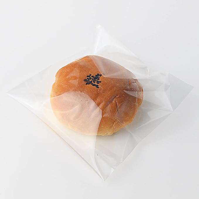 Morepack Cookie Bags for Gift Giving, 6x6 Inches 200Pieces Clear Self Sealing Resealable Cellophane Bags
