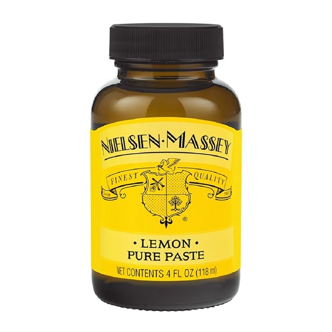 Nielsen-Massey Pure Lemon Paste for Baking and Cooking, 4 Ounce Jar